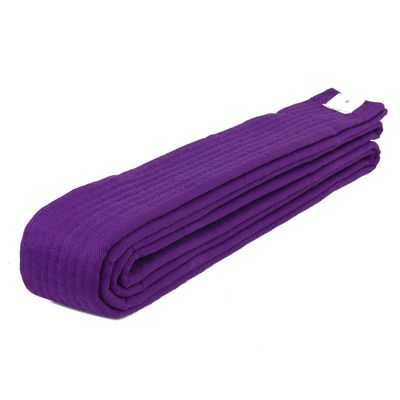 AAMA Plain Color Belt for Martial Arts - Taekwondo Karate Judo - Purple Size 2