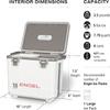 Engel UC7 7.5qt Leak-Proof, Air Tight, Drybox Cooler and Small Hard Shell Lunchbox for Men and Women in Pink view 3