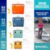 Engel UC7 7.5qt Leak-Proof, Air Tight, Drybox Cooler and Small Hard Shell Lunchbox for Men and Women in Pink view 4