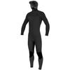 O'NEILL Youth Hyperfreak 5/4Mm Chest Zip Full Wetsuit W/Hood, Black/Black, 14 view 1