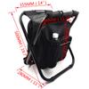 HTTMT - Folding Stool Insulated Cooler Bag Backpack Chair Beach Fishing Camping Hiking [Item Number: ET-Seat001] view 2