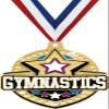 Crown Awards 2 1/4" Royal Gymnastics Medals, Gold Gymnastics Medal with Free Neck Ribbon, 10 Pack view 1