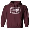 0114. Hecho en Mexico Logo 5 de Mayo Viva Mexican Republic Mexicano Sweatshirt Pullover Hoodie (Maroon, Large) view 1