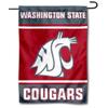 College Flags & Banners Co. Washington State Cougars Garden Flag view 1