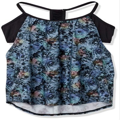 TYR Botanic Shea 2n1 TNK, Black Multi, S