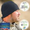 Temple Tape Tactical Fleece Watch Cap Beanie  Skull Cap Fleece Hat - Graphite Grey - XL (for Larger Heads) view 2