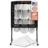 Pitching Net with Strike Zone | Baseball Pitching Trainer | Pitching Aid Net Softball with Strike Zone | Adjustable Height and Portable | Beisbol [Pitching Rubber and Home Base Included] view 1