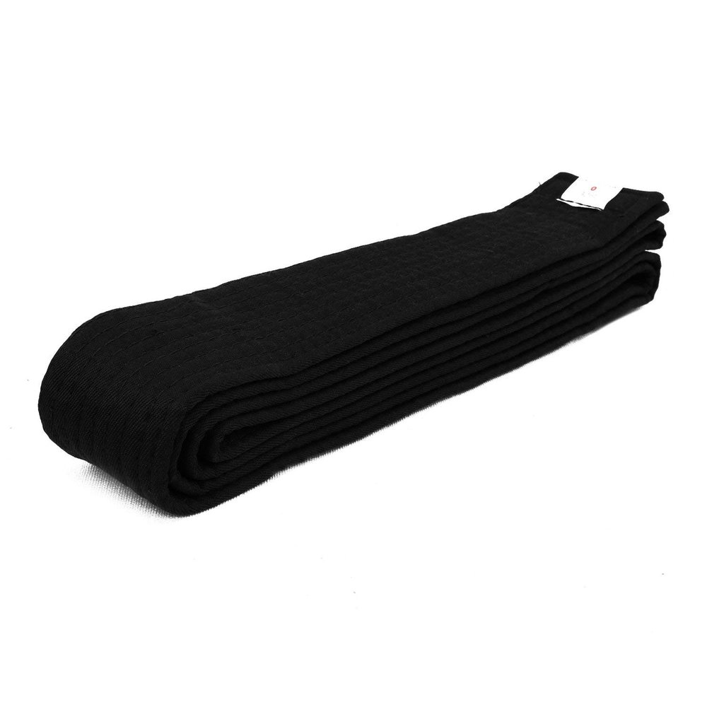AAMA Plain Color Belt for Martial Arts - Taekwondo Karate Judo - Black Size 2