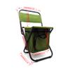 SMT- Backrest Fishing Chair PVC Water Resistant Portable Folding With Ice Thermos Bag view 2