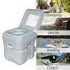 SMT- 5 Gallon 20L Portable Toilet Flush Travel Camping Commode Potty Outdoor/Indoor view 2