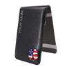 CRAFTSMAN GOLF USA Clover Leather Personized Scorecard & Yardage Book Holder Cover Custom Order with Your Name or Phrase Stitched (Custom) view 2