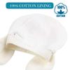 BAVST Baby Toddler Winter Beanie Warm Boys Girls Earflap Hat Infant Knit Caps Cute Bear Soft Cotton Lining for 0-36M (White, M(6-12M)) view 3