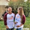 Detigee Women's Thanksgiving Pregnancy Shirt Turkey Costume Maternity Long Sleeves Top (Thanksgiving Women T-Shirt,L) view 2