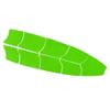 LEIPUPA Set of 9 Board Traction Pad Mat for SUP, Surfboard, Longboard and - Adhesive & Trimmable - Select Colors, Green view 1