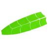 LEIPUPA Set of 9 Board Traction Pad Mat for SUP, Surfboard, Longboard and - Adhesive & Trimmable - Select Colors, Green view 3