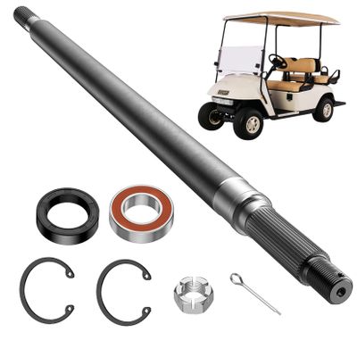 Drive-up Golf Cart Rear Splined Axle for EZGO TXT Electric 1994-2013 Driver Side 20377-G11
