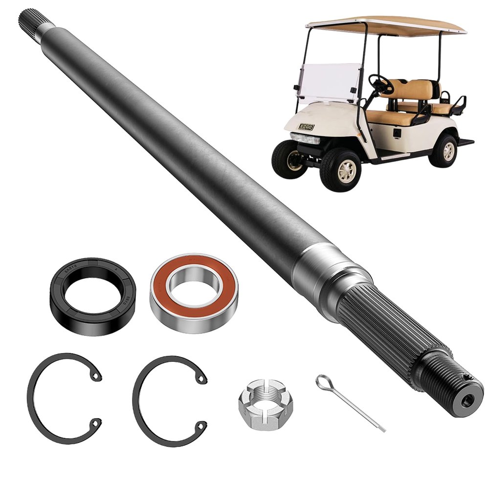 Drive-up Golf Cart Rear Splined Axle for EZGO TXT Electric 1994-2013 Driver Side 20377-G11