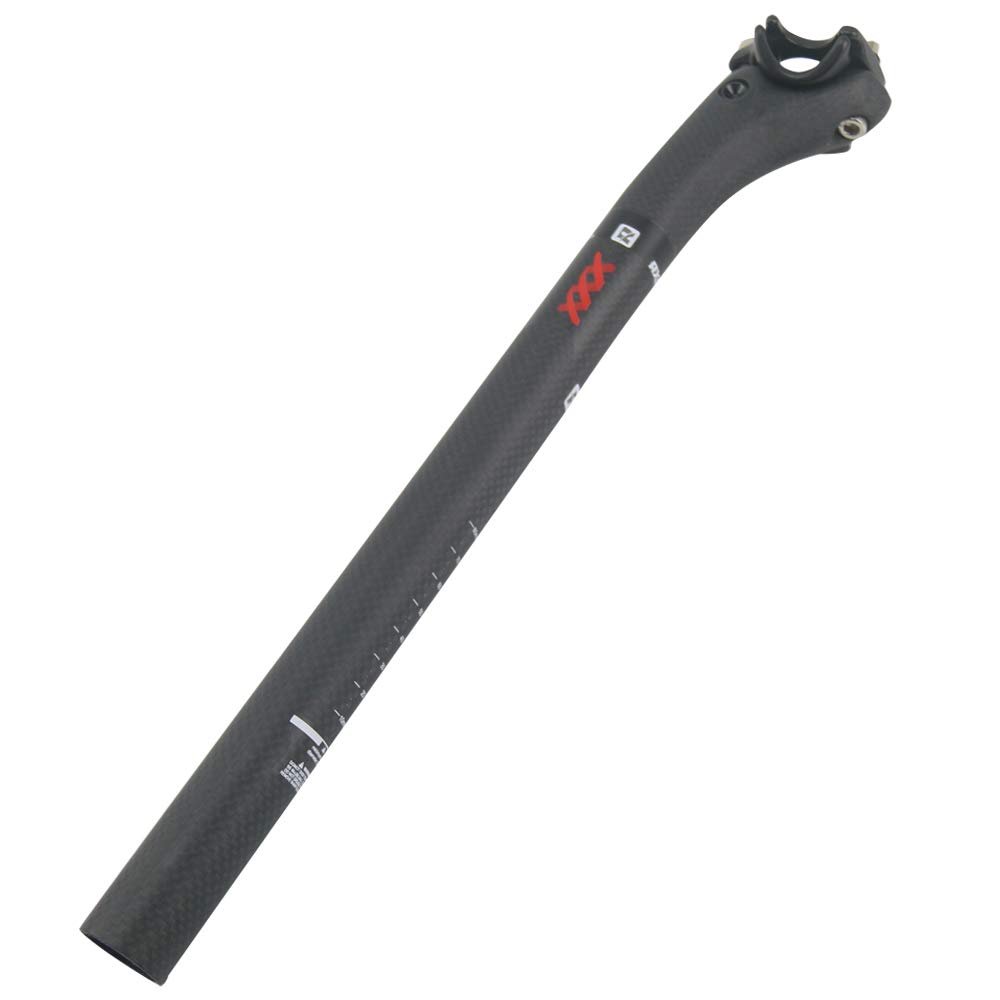 RXL SL Carbon Fiber Seatpost - 27.2mm x 350mm, 25mm Setback, Black, Road & MTB