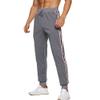 MANLUODANNI Men's Winter Fleece Sweatpants Sherpa Lined Pants Active Drawstring Jogger Trousers Grey-M view 2