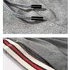 MANLUODANNI Men's Winter Fleece Sweatpants Sherpa Lined Pants Active Drawstring Jogger Trousers Grey-M view 4