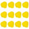 Faxco 12Pack Plastic Pom Poms Cheerleading Pom Poms Sports Dance Cheer Plastic Pom Pom for Rooters,Cheering Squard,Cheering Team (Yellow) view 1