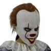 Brown Short Hair Clown Latex Mask Horror Party Decoration Props Scary Halloween Full Headpiece view 1