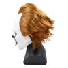 Brown Hair Clown Latex Mask Horror Party Decoration Props Scary Halloween Full Headpiece view 4