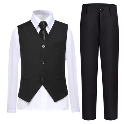Suits for Kids,Toddler Boys Slim Fit Black Suit Set Dress Outfit Wedding Clothes Size 3T