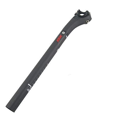 Bike seat Post 27.2 Seatpost RXL SL Cycling Seatpost Offset 25mm Carbon Road Bike Seatpost Mountain Bike seat Post Bicycle Parts Black 400mm aerobar Cycling