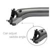 Bike seat Post 27.2 Seatpost RXL SL Cycling Seatpost Offset 25mm Carbon Road Bike Seatpost Mountain Bike seat Post Bicycle Parts Black 400mm aerobar Cycling view 4