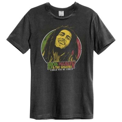 Amplified Mens Will You Be Loved Bob Marley T-Shirt (XL) (Charcoal)