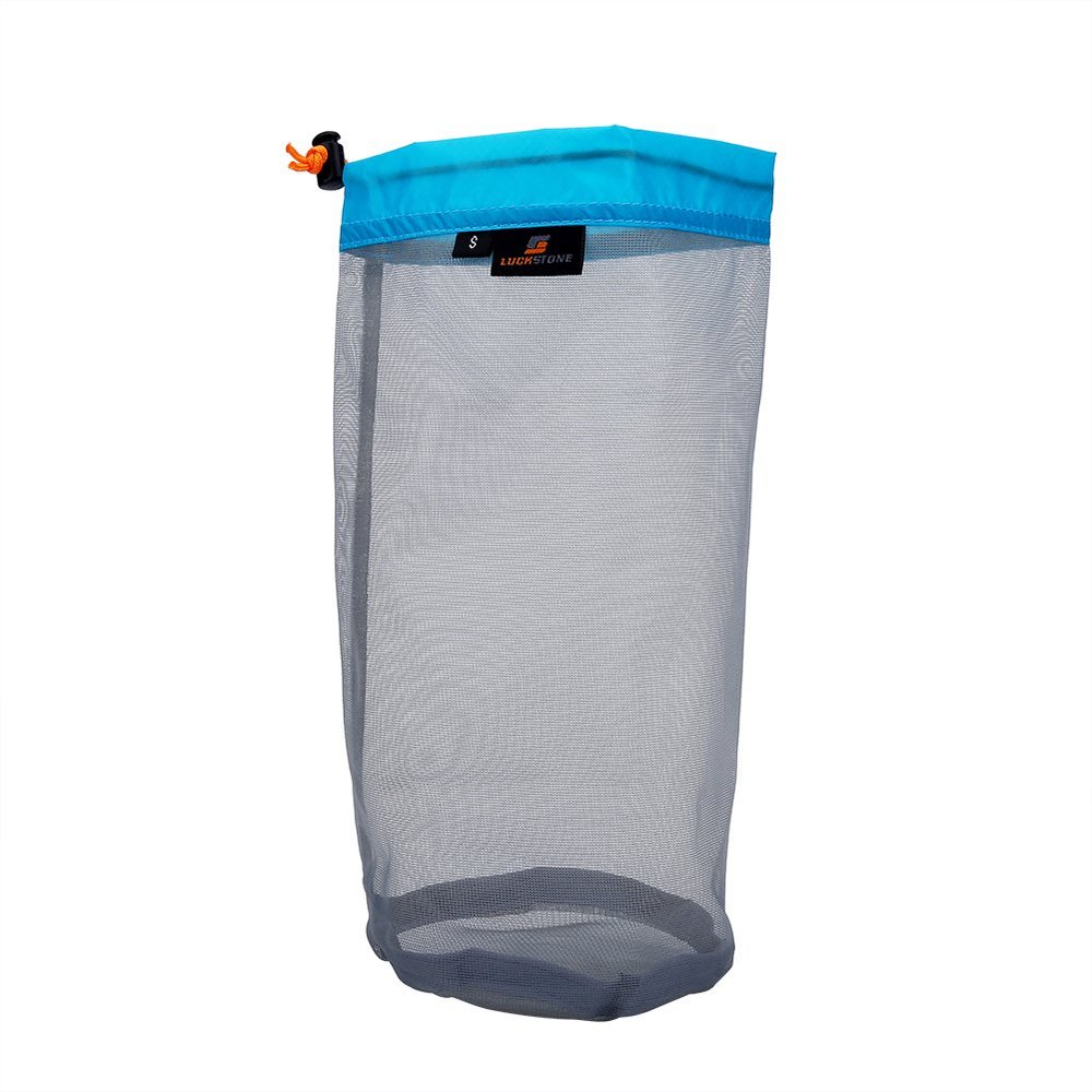 VGEBY1 Mesh Storage Bag, Mesh Outdoor Camping Mesh Bag Premium Travel Storage Organize Bag(Sblue)