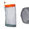 VGEBY Mesh Storage Bag, Ultra-Light Mesh Outdoor Camping Mesh Bag Premium Zipper Travel Storage Organize Bag(Orange) view 2