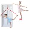 Leg Stretching Strap and Ballet Balance Board, 2 Pc. Set, Stretching, Disc Core Trainer and Flexibility Equipment for Dance, Gymnastics, Cheer or Figure Skating, Portable view 1