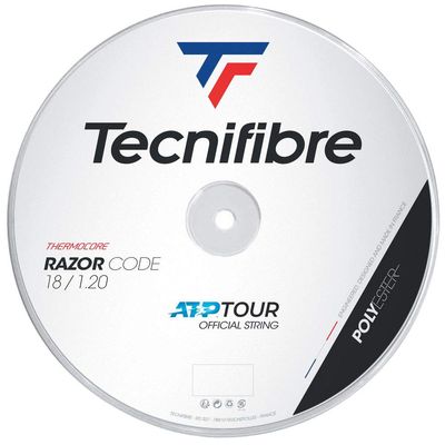 Tecnifibre Razor Code 18G (1.20mm) Tennis String 200m Reel - Carbon