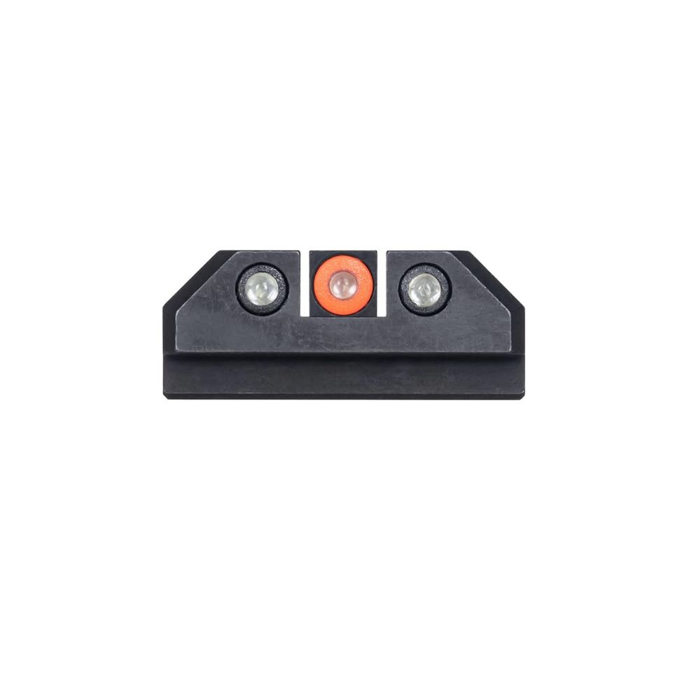 Night Fision Tritium Night Sight Set for CZ USA P-07/P-09 - Orange Front Ring, Black Rear Rings