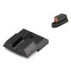 Night Fision Tritium Night Sight Set for CZ USA P-07/P-09 - Orange Front Ring, U Notch Black Rear Rings view 1