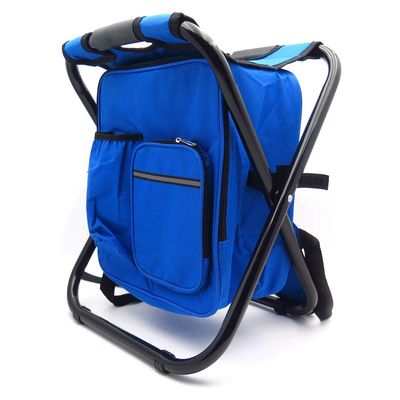 XKMT- Portable Folding Camping Fishing Chair Stool Travel Backpack Beach Bag-New