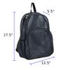 Eastsport Heavy Duty Mesh Sport Backpack Daypack Bookbag Bag See Through for Travel, Swim, Gym, Beach, 17.5 Inches, Graphite Army Camo view 3