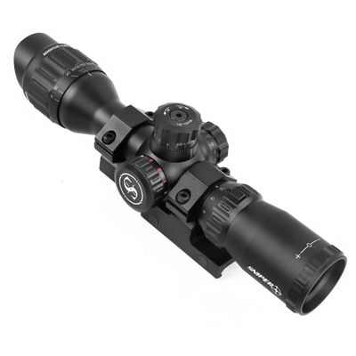 Sniper MT 3-12x33 MAOL Scope with Red, Green, Blue Illuminated Mil-Dot Reticle for Rifle with Long Eye Relief and Wide Angle