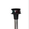Pactrade Marine Bow Lights for Boats LED - Red and Green Boat Navigation Lights with Removable Base - 12-Inch Angled Pole - Marine Accessories for Kayaks, Pontoons, and Small Vessels (1 NM) view 2