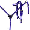 Showman Nylon Headstall & Breast Collar Set w/Crystal Rhinestone Conchos view 2