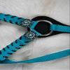 Showman Nylon Headstall & Breast Collar Set w/Crystal Rhinestone Conchos view 2