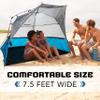 Franklin Sports Sideline Sunblocker Shelter - Easy Set Up - Portable and UPF 50+ Protected Design - Great for Beach and Sports Games view 3