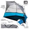 Franklin Sports Sideline Sunblocker Shelter - Easy Set Up - Portable and UPF 50+ Protected Design - Great for Beach and Sports Games view 4