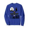 Funny Black Bat Halloween Full Moon Bat Lover Sweatshirt view 1