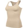 ALLLA Women's Racerback Tank Top Layering Ribbed Basic Undershirt (S-3X) Beige-M view 2