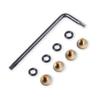 Cool Hand Customized Grips Screws for Beretta 92FS, 92S, M9, 92A1, 96A1, 92 INOX, 4 Stainless Steel Screws, 4 O Rings, T10 Torx Key, Gold, SB92-1-G view 2