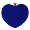 Adela Women Girls Heart Shape Chain Crossbody Bag Evening Party Mini Clutch Purse (Diamante-Blue) view 1