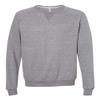 Jerzees Adult 72 oz Snow Heather French Crewneck Sweatshirt 2XL CHARCL SNOW HTH view 1
